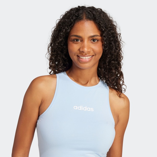 adidas Sportswear Tanktop »ESSENTIALS LINEAR SLIM COTTON«