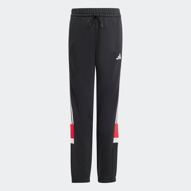adidas Sportswear Sporthose »SEASONAL ESSENTIALS TIBERIO 3-STREIFEN KIDS« für Kinder, mit Gummizug, aus Baumwolle und Polyester