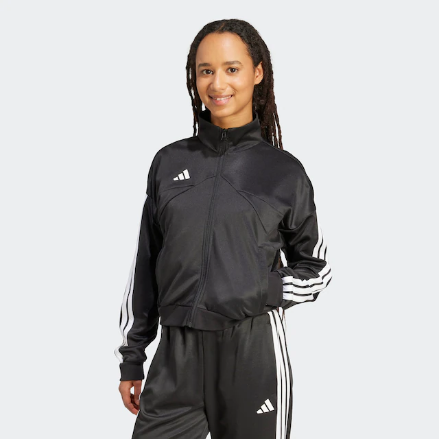 adidas Sportswear Trainingsjacke »TIRO CUT 3-STREIFEN« für Erwachsene, mit geradem Rumpfabschluss