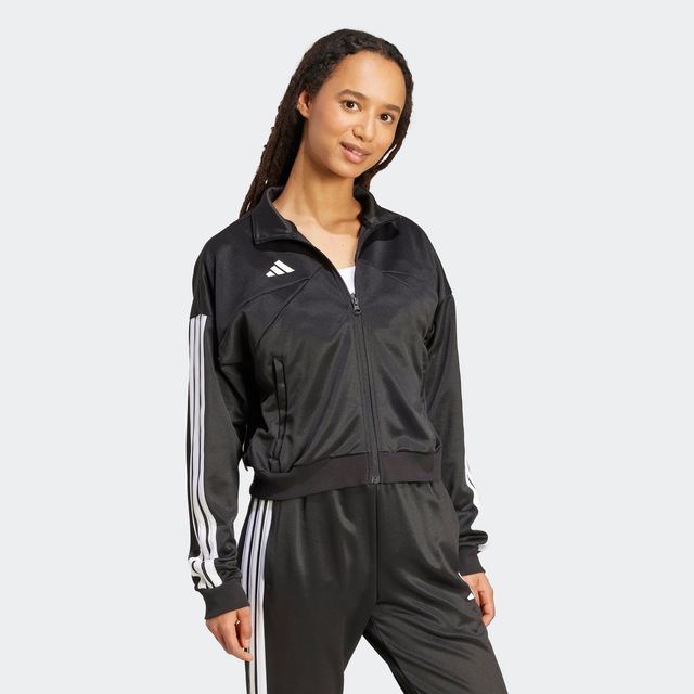 adidas Sportswear Trainingsjacke »TIRO CUT 3-STREIFEN« für Erwachsene, mit geradem Rumpfabschluss