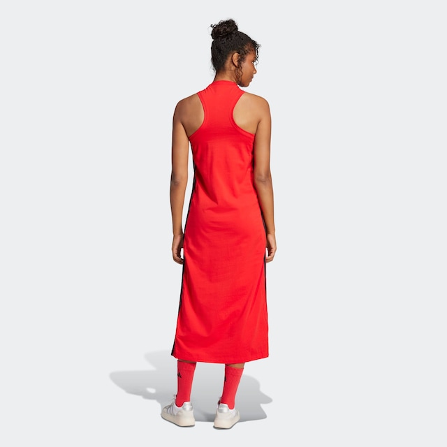 adidas Sportswear Shirtkleid »ESSENTIALS 3-STREIFEN LONG RACERBACK« ärmelloses Racerback-Design, sportlicher Stil, ohne Verschluss