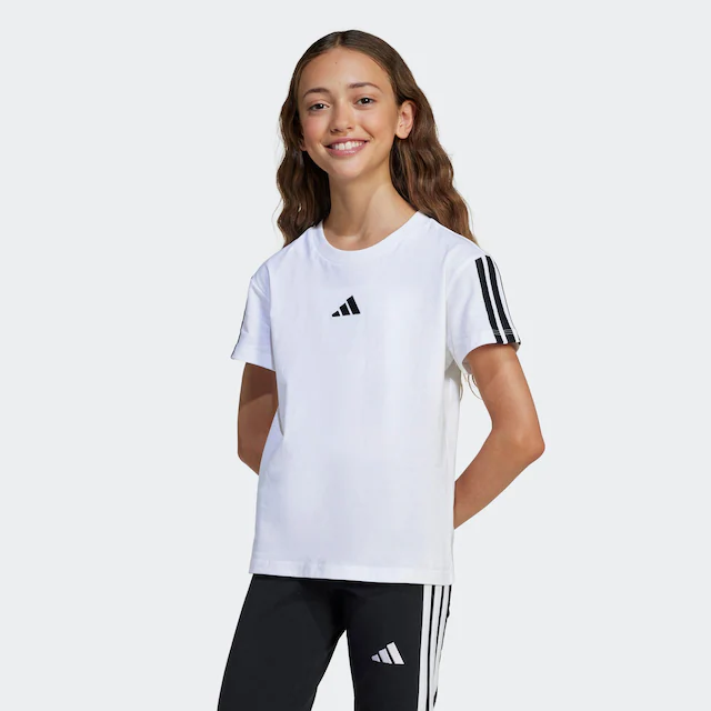 adidas Sportswear T-Shirt »ESSENTIALS KIDS« für Kinder, mit Rundhalsausschnitt, ohne Verschluss, aus Baumwolle
