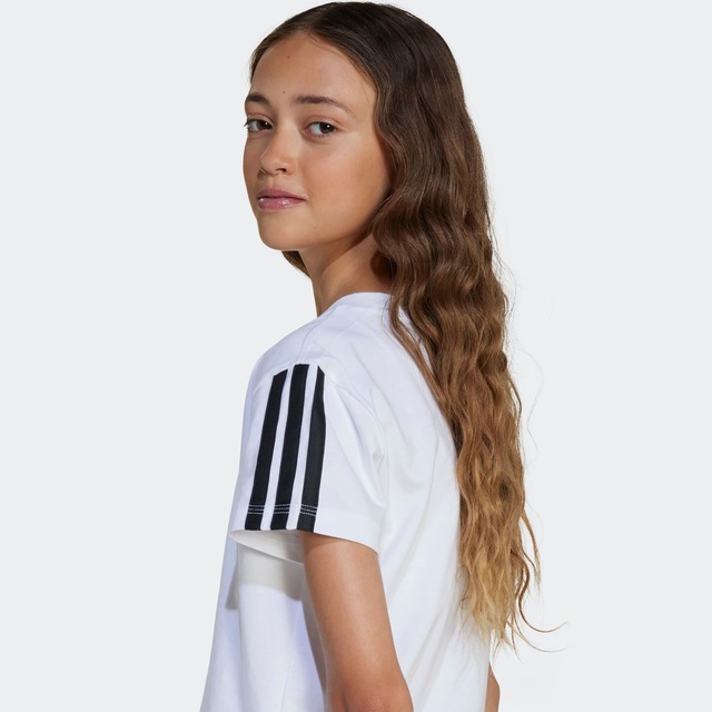 adidas Sportswear T-Shirt »ESSENTIALS KIDS« für Kinder, mit Rundhalsausschnitt, ohne Verschluss, aus Baumwolle