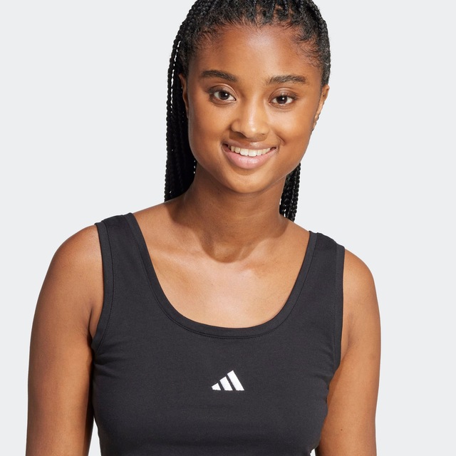 adidas Sportswear Tanktop »ESSENTIALS SMALL LOGO COTTON LIFESTYLE« schmale Passform, leichtes und luftiges Design
