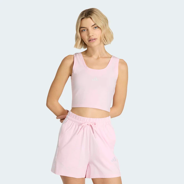 adidas Sportswear Tanktop »ESSENTIALS SMALL LOGO COTTON LIFESTYLE« schmale Passform, leichtes und luftiges Design