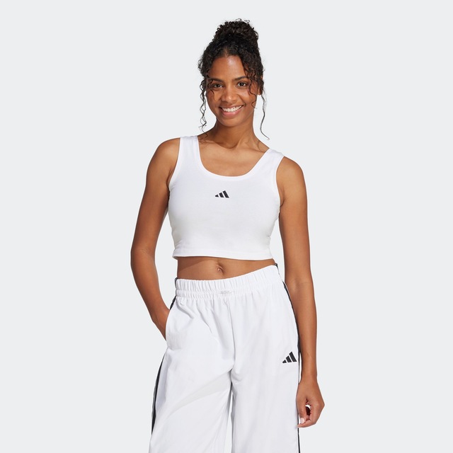 adidas Sportswear Tanktop »ESSENTIALS SMALL LOGO COTTON LIFESTYLE« schmale Passform, leichtes und luftiges Design
