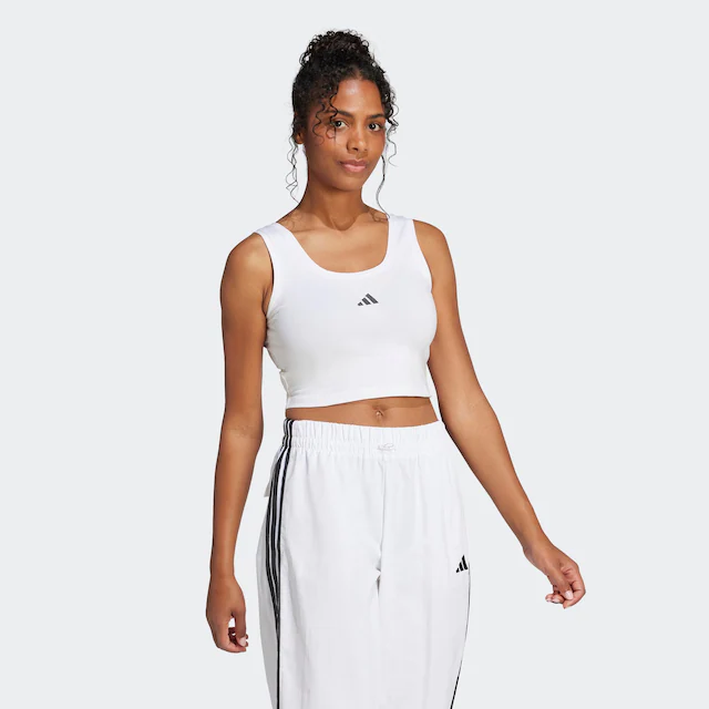 adidas Sportswear Tanktop »ESSENTIALS SMALL LOGO COTTON LIFESTYLE« schmale Passform, leichtes und luftiges Design