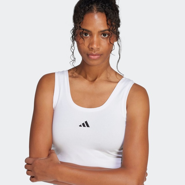 adidas Sportswear Tanktop »ESSENTIALS SMALL LOGO COTTON LIFESTYLE« schmale Passform, leichtes und luftiges Design