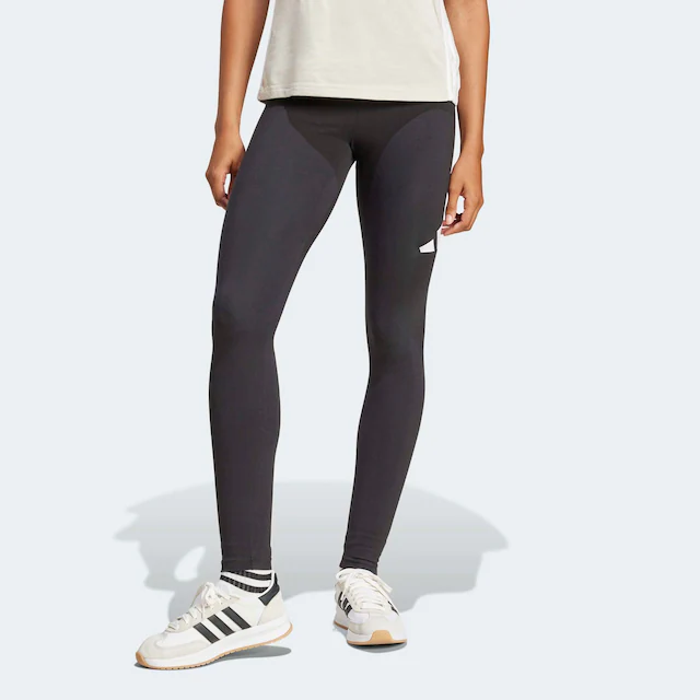 adidas Sportswear Trainingstights »ESSENTIALS BIG LOGO COTTON LEGGINGS« mit hohem Bund, aus Baumwolle und Elasthan, stretchig