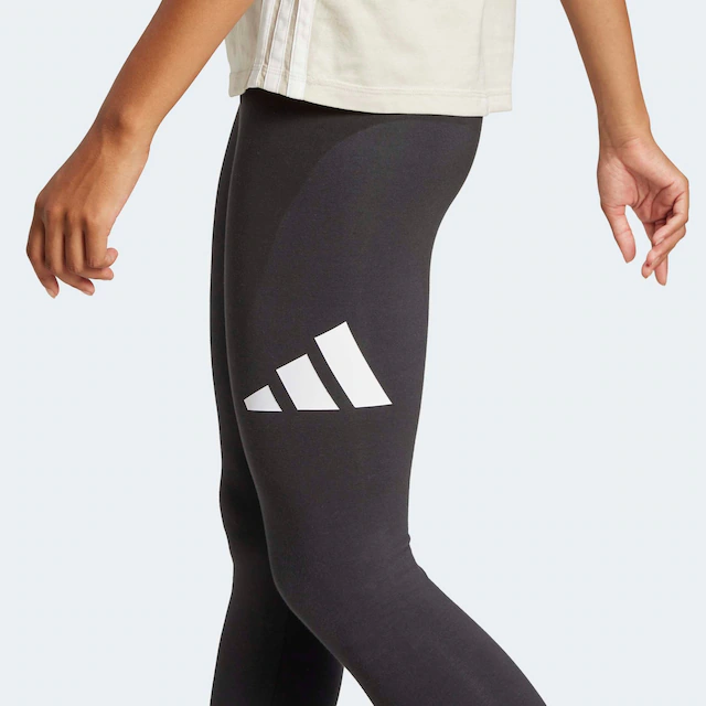adidas Sportswear Trainingstights »ESSENTIALS BIG LOGO COTTON LEGGINGS« mit hohem Bund, aus Baumwolle und Elasthan, stretchig