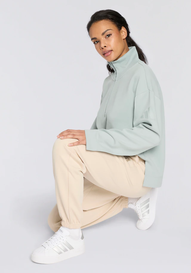 adidas Sportswear Sweatjacke »SOFT LUX, REISSVERSCHLUSS BIS ZUR BRUST«