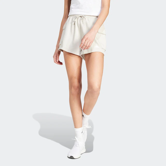 adidas Sportswear Shorts »ESSENTIALS SMALL LOGO FRENCH TERRY« lockere Passform, mit Kordelverschluss, aus weichem French Terry