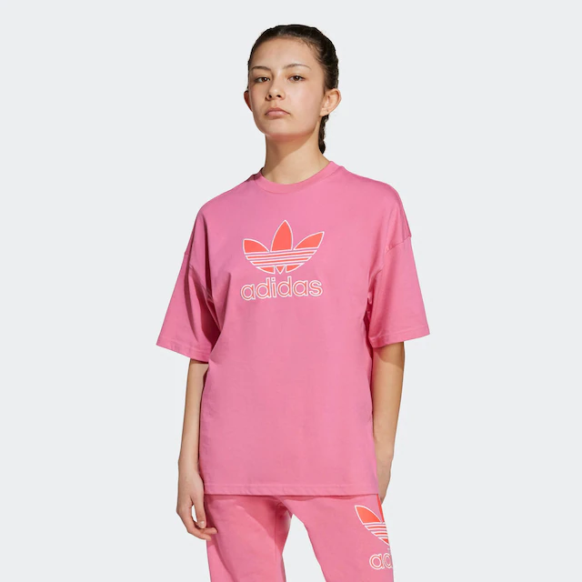 adidas Originals T-Shirt »OVERSIZE TREFOIL« lockerer und lässiger Schnitt, für Kinder, mit großem Trefoil-Logo