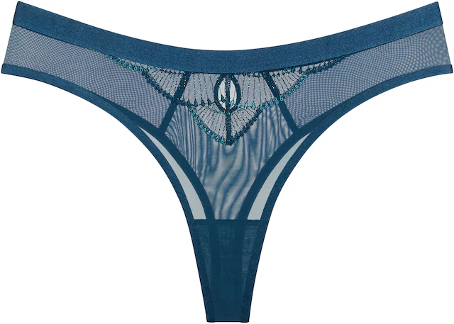 Triumph Brasilslip »Palina Sea Full of Stars« mit Keyhole-Detail auf der Rückseite, Spitze und Stickerei