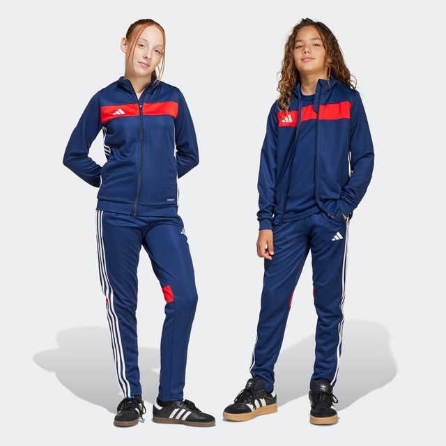 adidas Performance Trainingsanzug »TIRO 25 ESSENTIALS KIDS« 2 Stk. für Kinder, mit 2 Teilen, aus Polyester