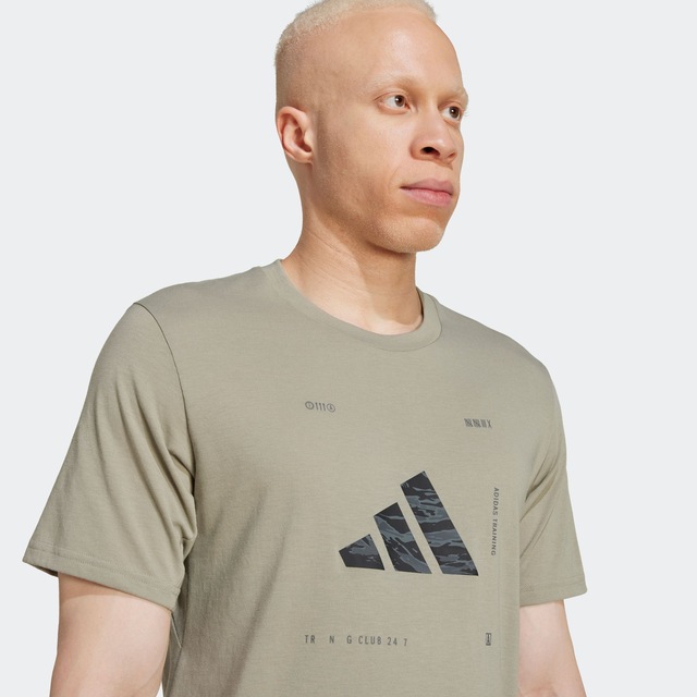 adidas Performance T-Shirt »CLIMACOOL TRAINING CAMO LOGO GRAPHIC« Trainingsshirt mit CLIMACOOL, Logo mit Camoprint