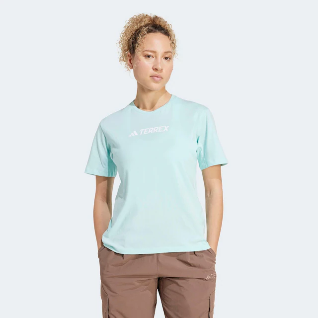 adidas TERREX Funktionsshirt »CLASSIC LOGO« für Sportmode und Outdoormode, mit Kurzarmdesign, ohne Verschluss