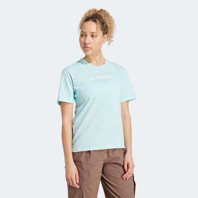 adidas TERREX Funktionsshirt »CLASSIC LOGO« für Sportmode und Outdoormode, mit Kurzarmdesign, ohne Verschluss