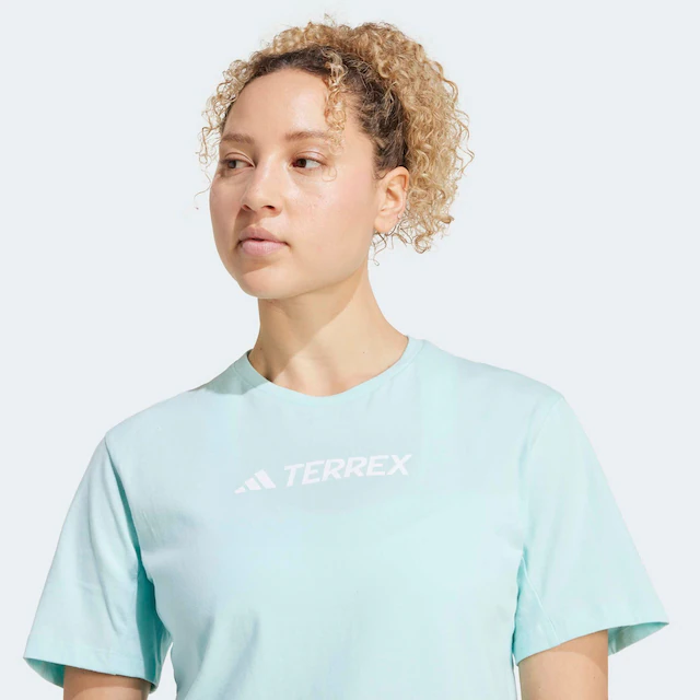 adidas TERREX Funktionsshirt »CLASSIC LOGO« für Sportmode und Outdoormode, mit Kurzarmdesign, ohne Verschluss