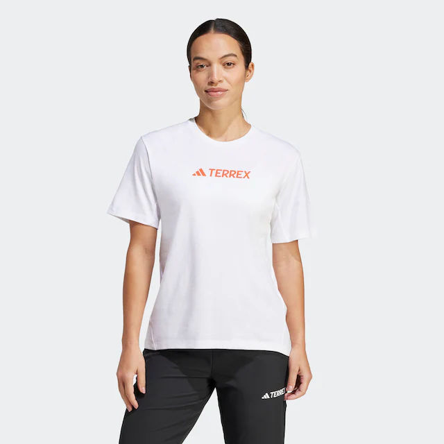 adidas TERREX Funktionsshirt »CLASSIC LOGO« für Sportmode und Outdoormode, mit Kurzarmdesign, ohne Verschluss