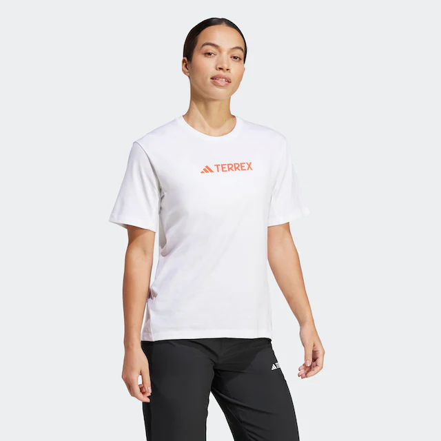 adidas TERREX Funktionsshirt »CLASSIC LOGO« für Sportmode und Outdoormode, mit Kurzarmdesign, ohne Verschluss