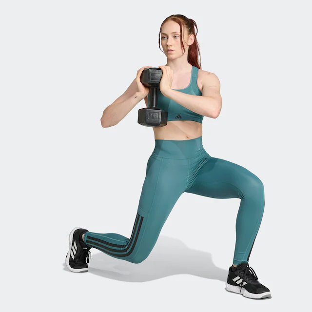 adidas Performance Trainingstights »OPTIME 3-STREIFEN FULL LENGTH LEGGINGS«