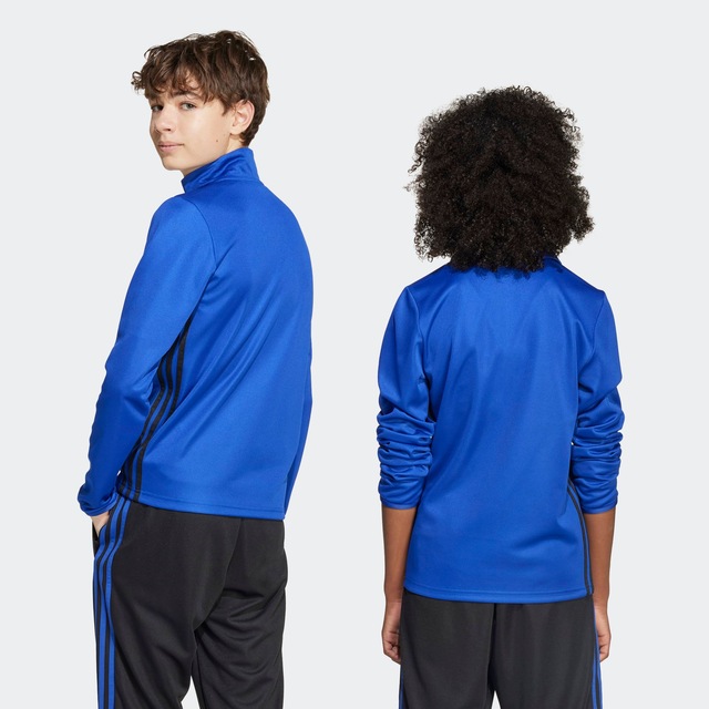 adidas Performance Trainingsshirt »TIRO 25 ESSENTIALS KIDS TRAININGSOBERTEIL« für Kinder, mit Reißverschluss, ohne Ausschnitt