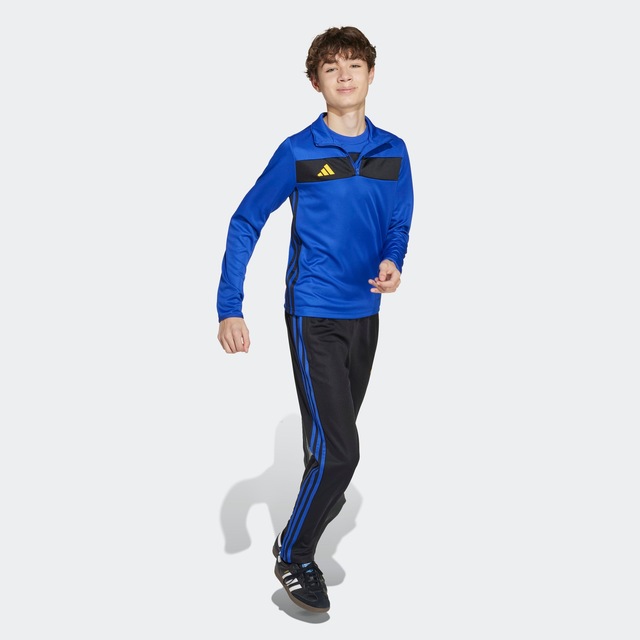 adidas Performance Trainingsshirt »TIRO 25 ESSENTIALS KIDS TRAININGSOBERTEIL« für Kinder, mit Reißverschluss, ohne Ausschnitt