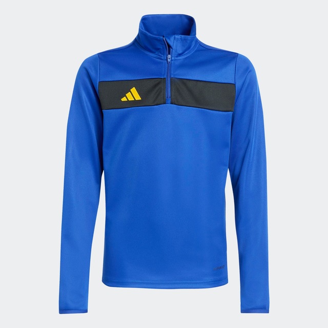 adidas Performance Trainingsshirt »TIRO 25 ESSENTIALS KIDS TRAININGSOBERTEIL« für Kinder, mit Reißverschluss, ohne Ausschnitt