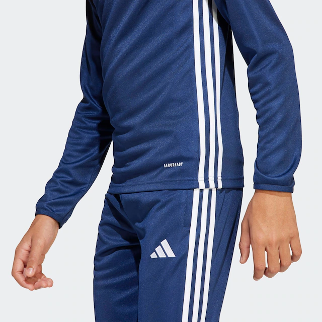 adidas Performance Trainingsshirt »TIRO 25 ESSENTIALS KIDS TRAININGSOBERTEIL« für Kinder, mit Reißverschluss, ohne Ausschnitt