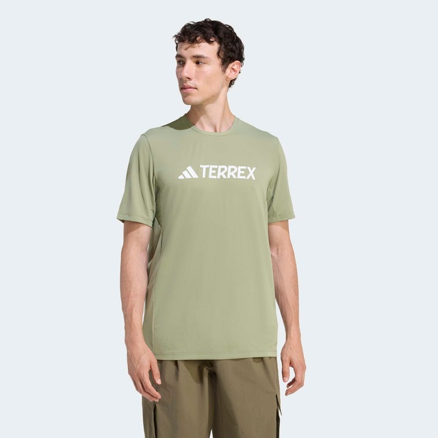 adidas TERREX Funktionsshirt »MULTI CLIMACOOL LOGO TECH« sportliches Funktionsshirt, ohne Verschluss, aus Polyester