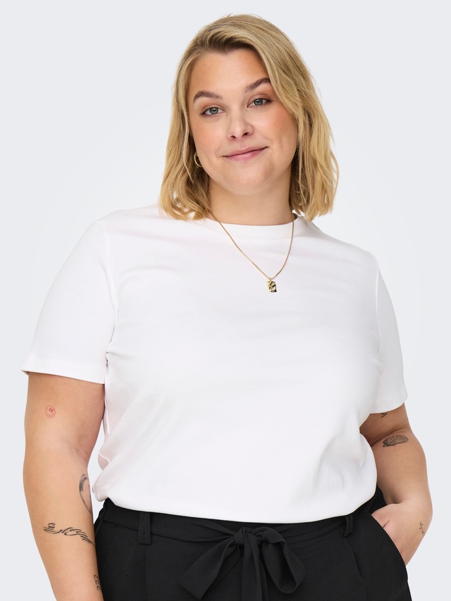 ONLY CARMAKOMA T-Shirt »CARJEN SS JEANS TEE JRS« Baumwolle, regular fit