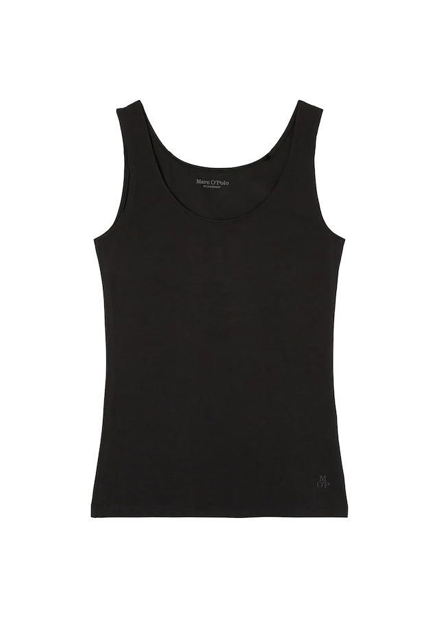 Marc O'Polo Tanktop »Essentials« mit kleinem Logo am Saum