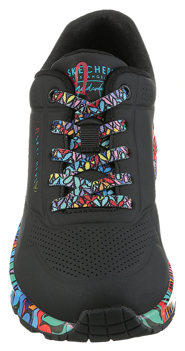 Skechers Sneaker »UNO« Plateausneaker, Schnürschuh mit Keilabsatz