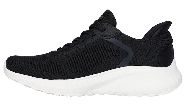 Skechers Slip-On Sneaker »BOBS SQUAD CHAOS-CURRENT MUSE« , Slipper, Freizeitschuh in veganer Verarbeitung