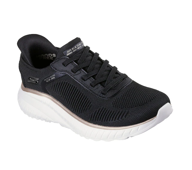 Skechers Slip-On Sneaker »BOBS SQUAD CHAOS-CURRENT MUSE« , Slipper, Freizeitschuh in veganer Verarbeitung