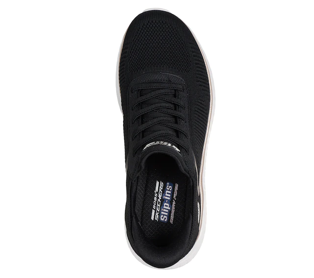 Skechers Slip-On Sneaker »BOBS SQUAD CHAOS-CURRENT MUSE« , Slipper, Freizeitschuh in veganer Verarbeitung