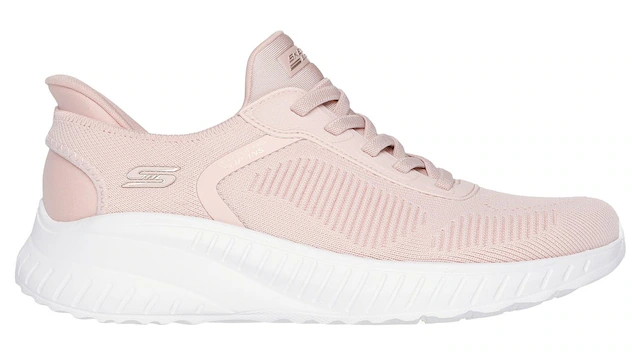 Skechers Slip-On Sneaker »BOBS SQUAD CHAOS-CURRENT MUSE« , Slipper, Freizeitschuh in veganer Verarbeitung