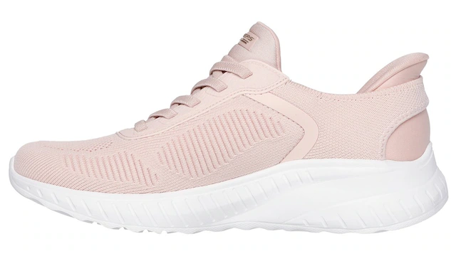 Skechers Slip-On Sneaker »BOBS SQUAD CHAOS-CURRENT MUSE« , Slipper, Freizeitschuh in veganer Verarbeitung