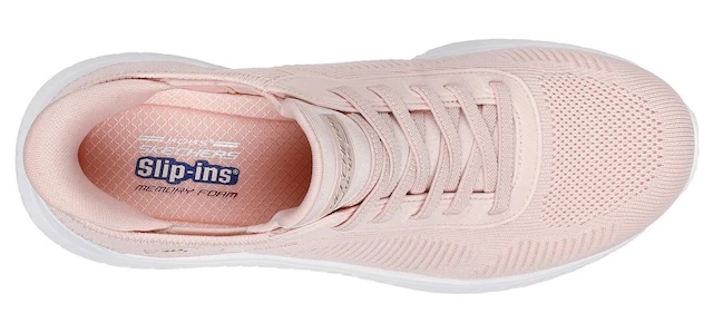 Skechers Slip-On Sneaker »BOBS SQUAD CHAOS-CURRENT MUSE« , Slipper, Freizeitschuh in veganer Verarbeitung