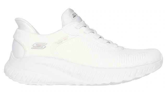 Skechers Slip-On Sneaker »BOBS SQUAD CHAOS-CURRENT MUSE« , Slipper, Freizeitschuh in veganer Verarbeitung