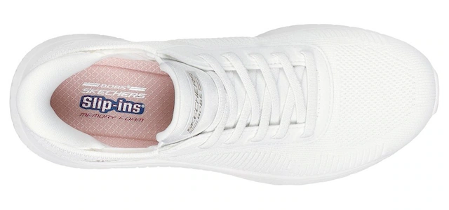 Skechers Slip-On Sneaker »BOBS SQUAD CHAOS-CURRENT MUSE« , Slipper, Freizeitschuh in veganer Verarbeitung