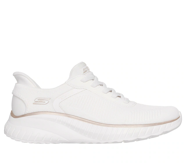 Skechers Slip-On Sneaker »BOBS SQUAD CHAOS-CURRENT MUSE« , Slipper, Freizeitschuh in veganer Verarbeitung
