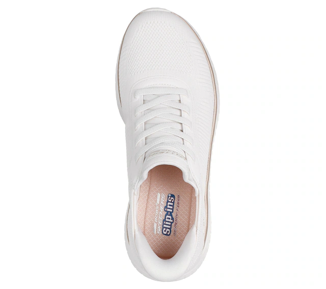 Skechers Slip-On Sneaker »BOBS SQUAD CHAOS-CURRENT MUSE« , Slipper, Freizeitschuh in veganer Verarbeitung