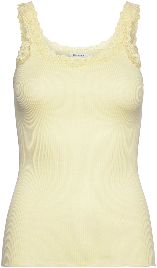 rosemunde Spitzentop »Babette Silk Top mit Seide« umgedrehter Vintage-Spitzenbesatz, feminin, bequem, Seidenmix