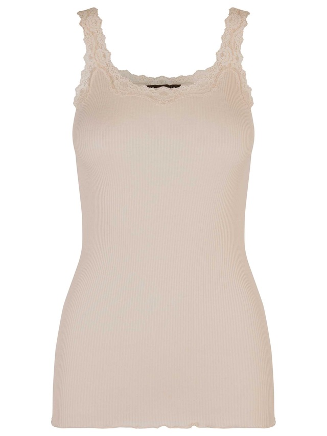 rosemunde Spitzentop »Babette Silk Top mit Seide« umgedrehter Vintage-Spitzenbesatz, feminin, bequem, Seidenmix