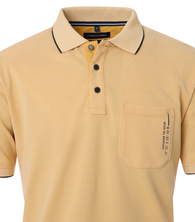 CASAMODA Poloshirt »CASAMODA Polo-Shirt uni«