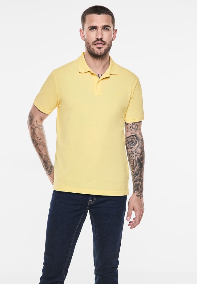 STREET ONE MEN Poloshirt aus reiner Baumwolle