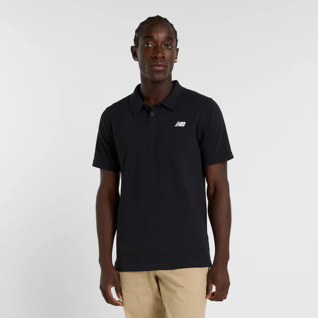 New Balance Poloshirt »Cotton Pique Polo« mit Polokragen, Kurzarm, aus Baumwolle und Polyester