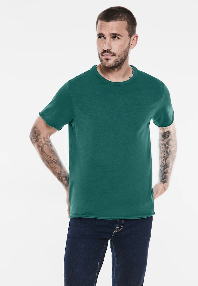 STREET ONE MEN T-Shirt aus reiner Baumwolle